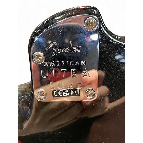 Used 2024 Fender ultra luxe hss sparkle black Solid Body Electric Guitar