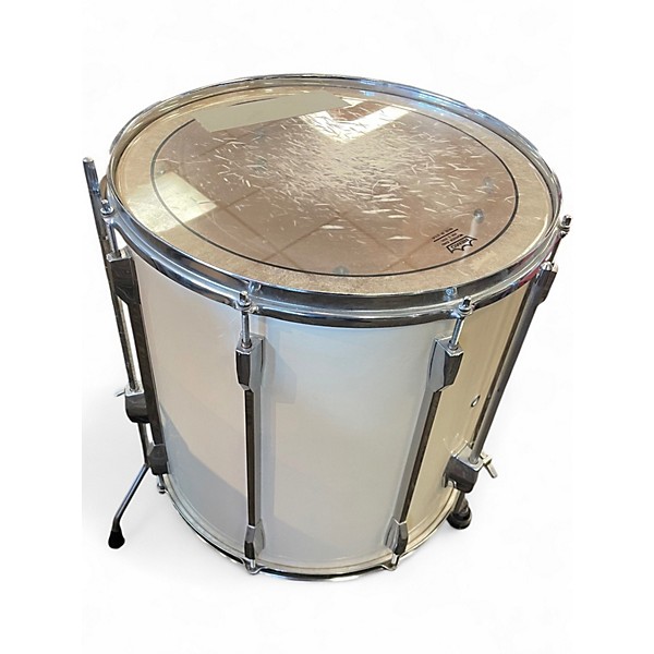 Used Pearl 6 Piece Export Antique White Drum Kit