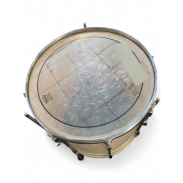 Used Pearl 6 Piece Export Antique White Drum Kit