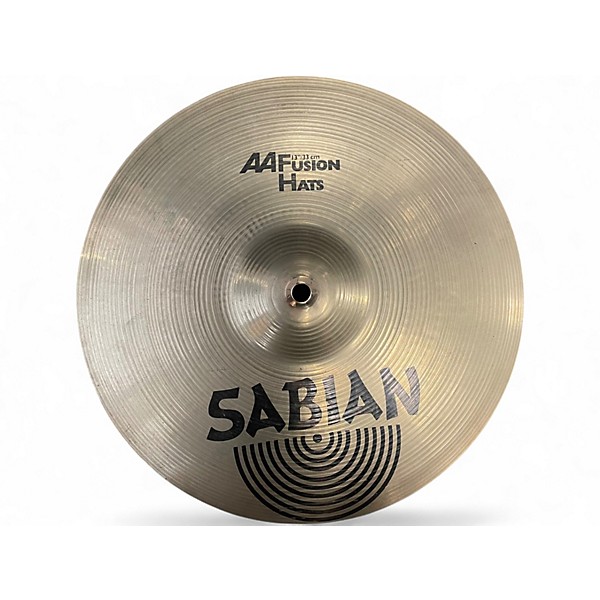 Used SABIAN 13in AA Fusion Hi Hat Pair Cymbal