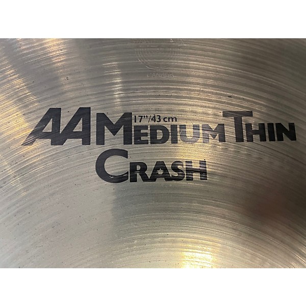 Used SABIAN 17in AA Medium Thin Crash Cymbal