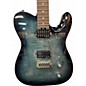 Used Harley Benton FUSION-III PRO SERIES FLAME BLUE BURST Solid Body Electric Guitar