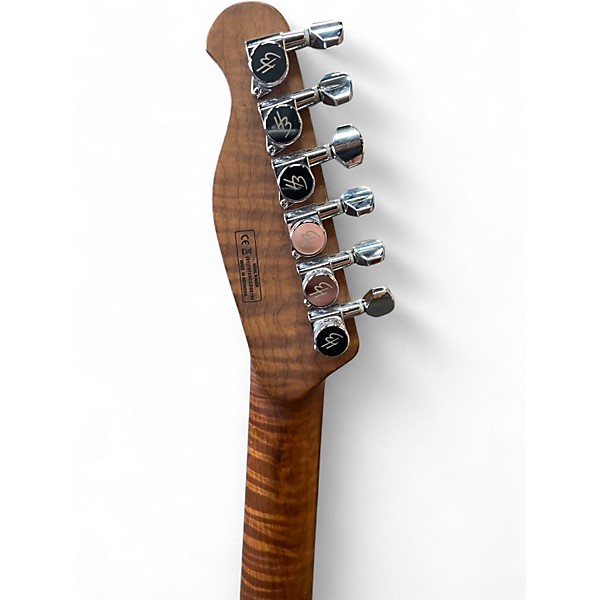 Used Harley Benton FUSION-III PRO SERIES FLAME BLUE BURST Solid Body Electric Guitar