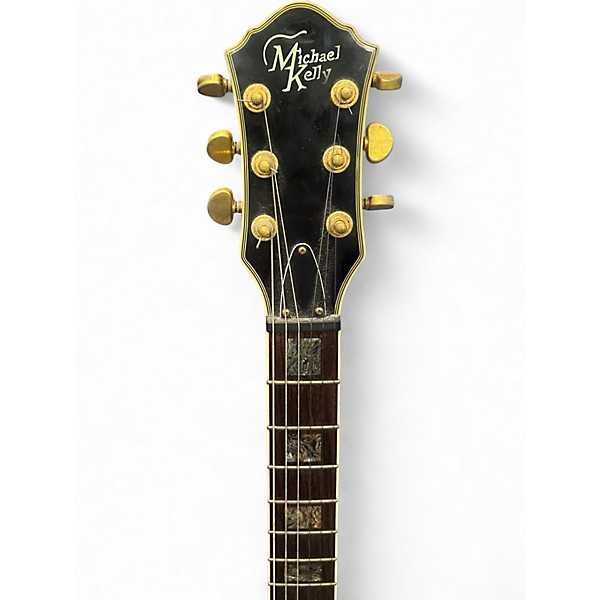 Used Michael Kelly Patriot Q Amber Solid Body Electric Guitar