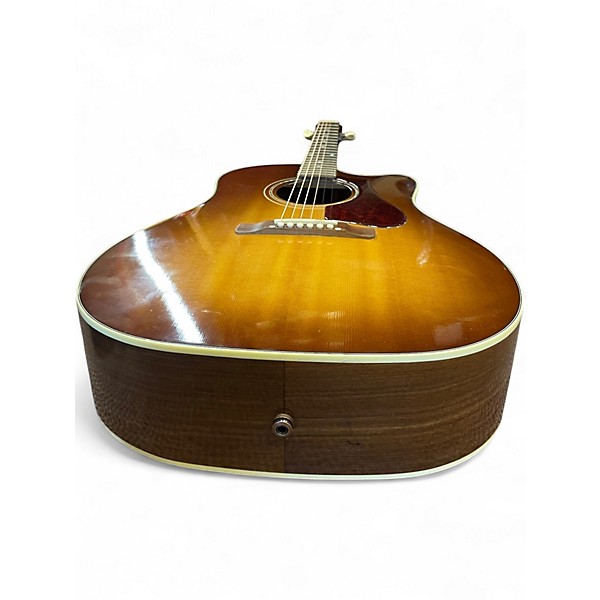 Used Gibson J15 Walnut Burst Acoustic Electric Guitar