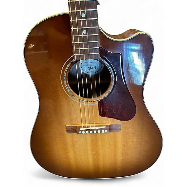 Used Gibson J15 Walnut Burst Acoustic Electric Guitar