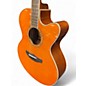Used Yamaha CPX600 Orange Acoustic Guitar