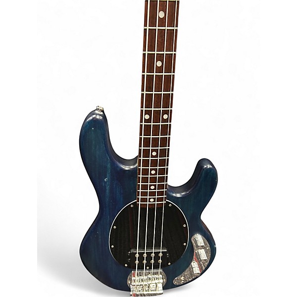 Used Sterling by Music Man Sub Series Stingray Blue Electric Bass Guitar