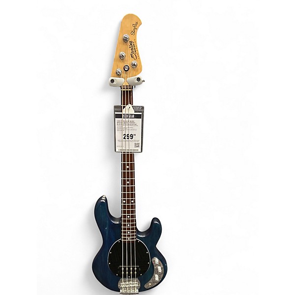 Used Sterling by Music Man Sub Series Stingray Blue Electric Bass Guitar