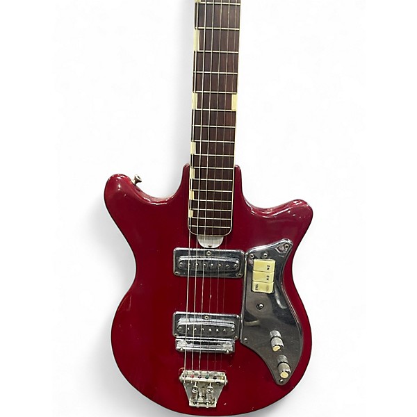 Used Teisco STARWAY Red Solid Body Electric Guitar