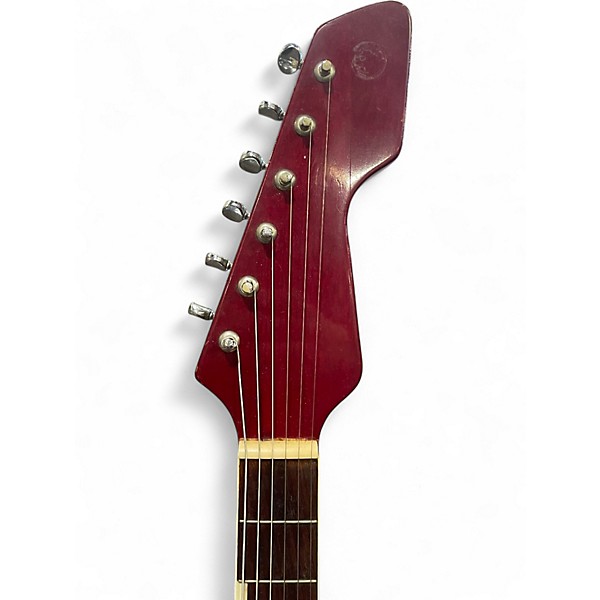Used Teisco STARWAY Red Solid Body Electric Guitar