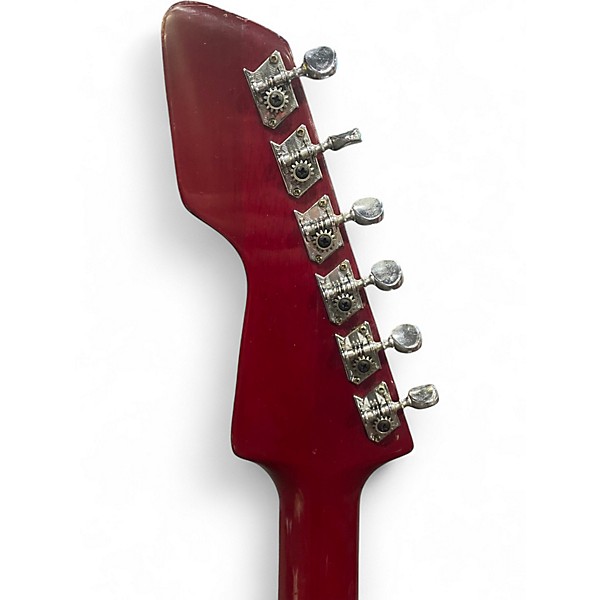 Used Teisco STARWAY Red Solid Body Electric Guitar