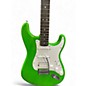 Used Squier Standard Stratocaster Green Solid Body Electric Guitar