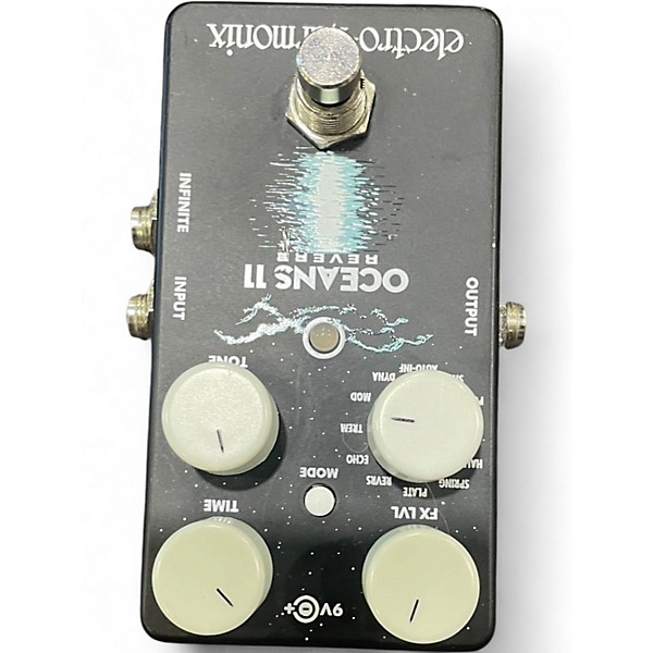 Used Electro-Harmonix Oceans 11  Reverb Effect Pedal