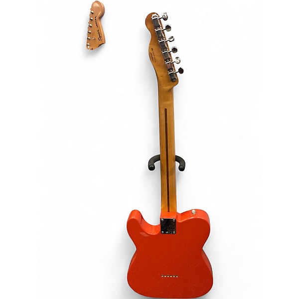 Used Fender telecaster ventera orange Solid Body Electric Guitar
