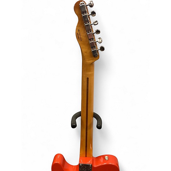 Used Fender telecaster ventera orange Solid Body Electric Guitar