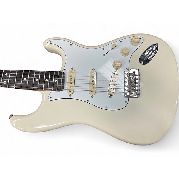 Used Fender American Performer Stratocaster SSS Cream Solid Body Electric Guitar