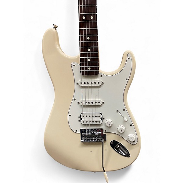 Used Fender Player Stratocaster White Solid Body Electric Guitar