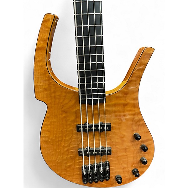 Used 2003 Parker Guitars FLY BASS 5 FB-5 NATURAL Electric Bass Guitar