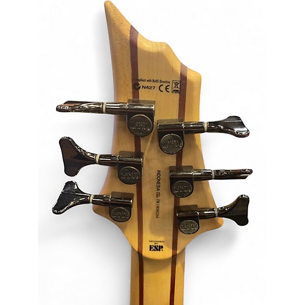 Used ESP LTD B206SM 6 String Natural Electric Bass Guitar