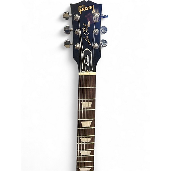 Used Gibson Les Paul Studio Black Solid Body Electric Guitar