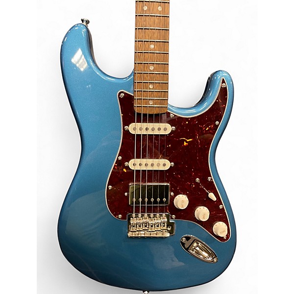 Used Squier Affinity Stratocaster Blue Solid Body Electric Guitar