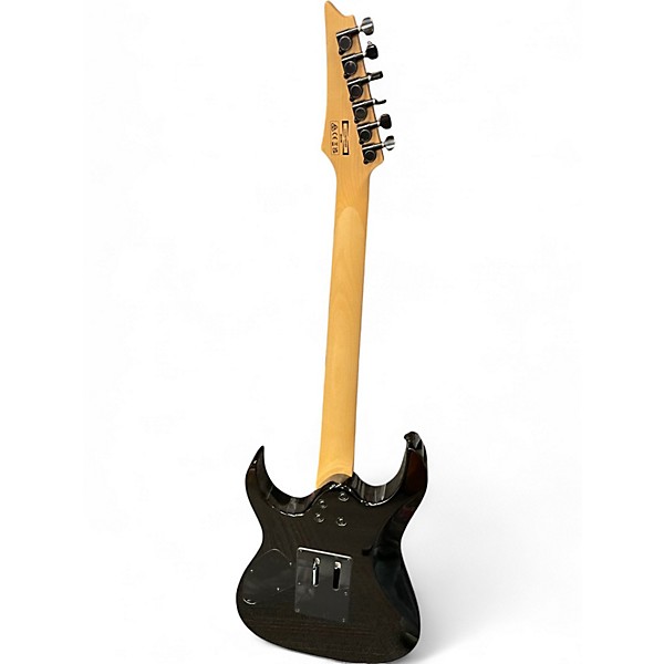 Used Ibanez GIO RG320 Trans Black Solid Body Electric Guitar