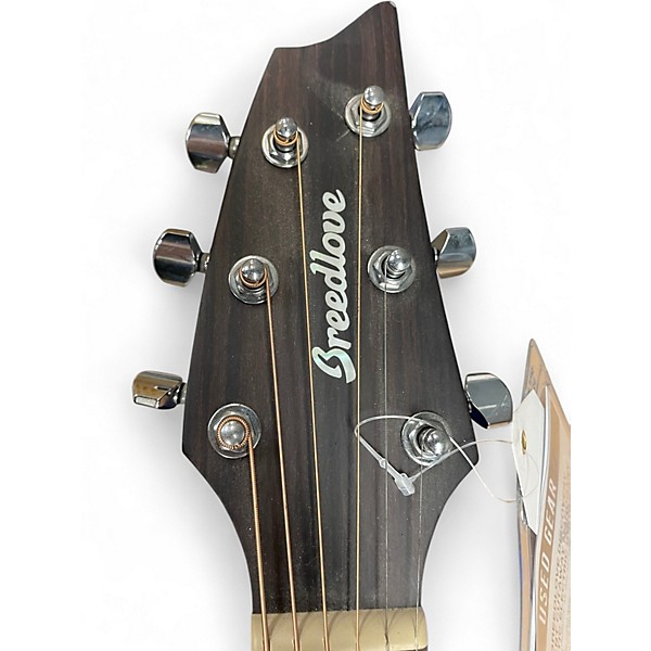 Used Breedlove Discovery Concert Cutaway Mahogany Acoustic Electric Guitar