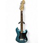 Used Squier Tom Delonge Signature Stratocaster Ice Blue Metallic Solid Body Electric Guitar thumbnail