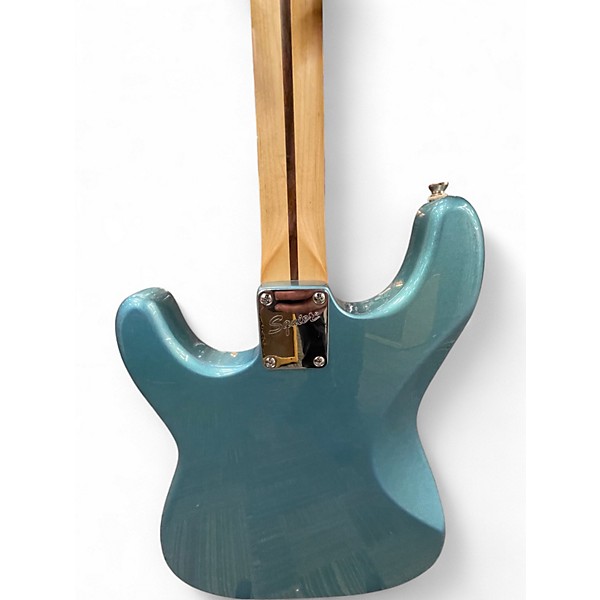 Used Squier Tom Delonge Signature Stratocaster Ice Blue Metallic Solid Body Electric Guitar