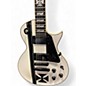 Used ESP LTD James Hetfield Signature Iron Cross White Solid Body Electric Guitar