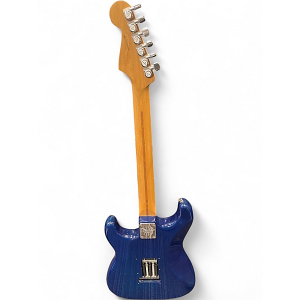 Used 2020 Fender American Professional Stratocaster SSS Blue Solid Body Electric Guitar