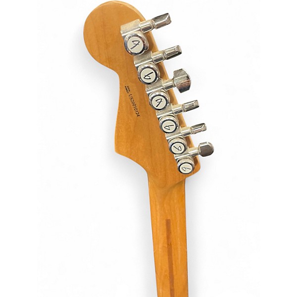 Used 2020 Fender American Professional Stratocaster SSS Blue Solid Body Electric Guitar