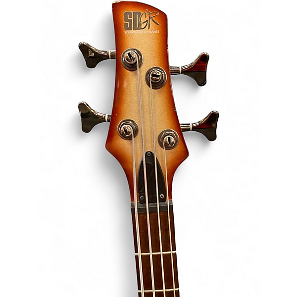 Used Ibanez SR300E Gold Electric Bass Guitar