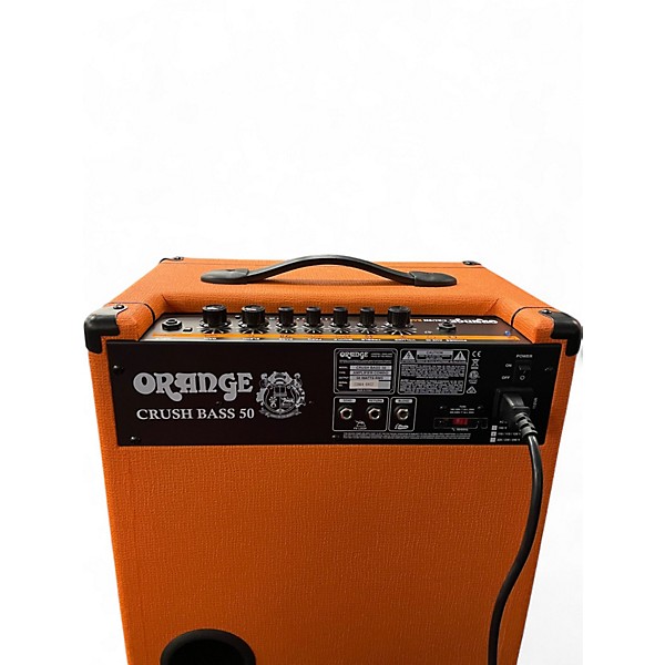 Used Orange Amplifiers Crush Bass 50 50W 1x12 Bass Combo Amp