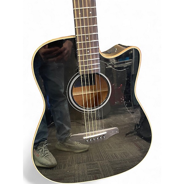 Used Yamaha A1M Black Acoustic Electric Guitar