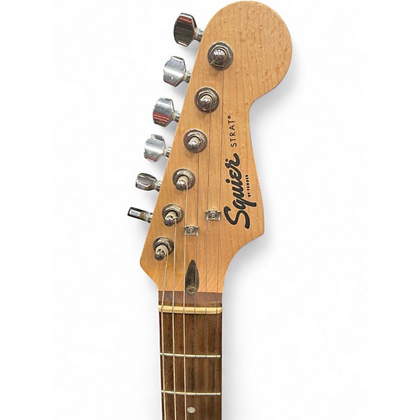 Used Squier Bullet Stratocaster black & white Solid Body Electric Guitar