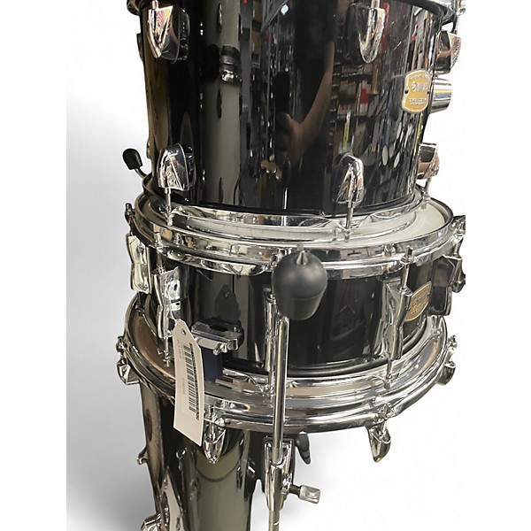 Used Yamaha 5 Piece Stage Custom Black Drum Kit