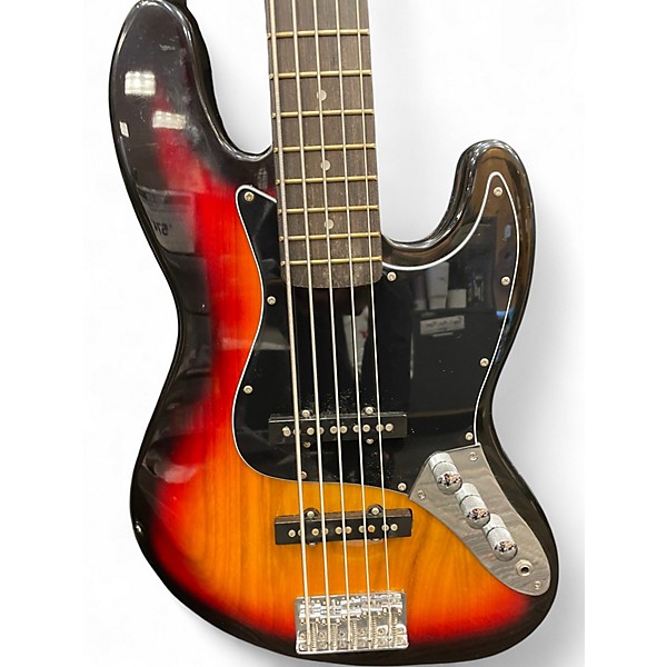 Used Glarry G JAZZ Tobacco Burst Electric Bass Guitar