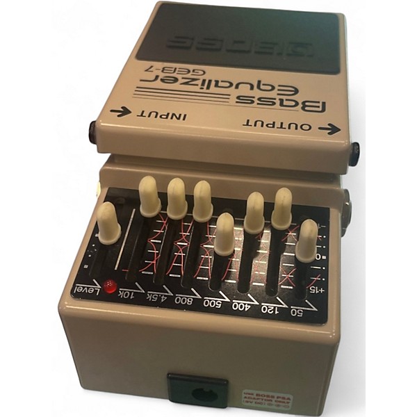 Used BOSS GEB7 7 Band Bass Equalizer Bass Effect Pedal