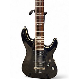 Used Schecter Guitar Research Omen 7 Black Solid Body Electric Guitar