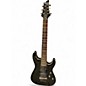 Used Schecter Guitar Research Omen 7 Black Solid Body Electric Guitar