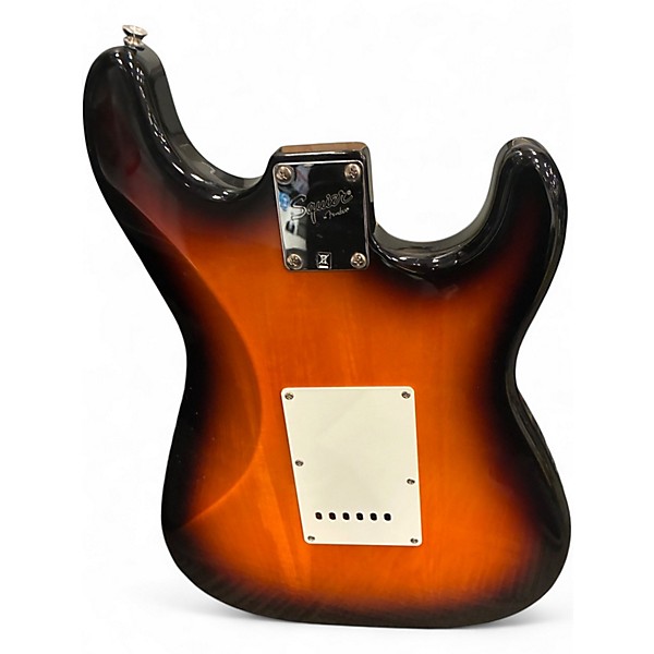 Used Squier Affinity Stratocaster Left Handed Tobacco Burst Electric Guitar