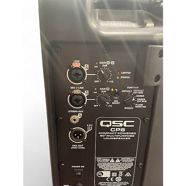 Used Qsc cp8 Powered Speaker