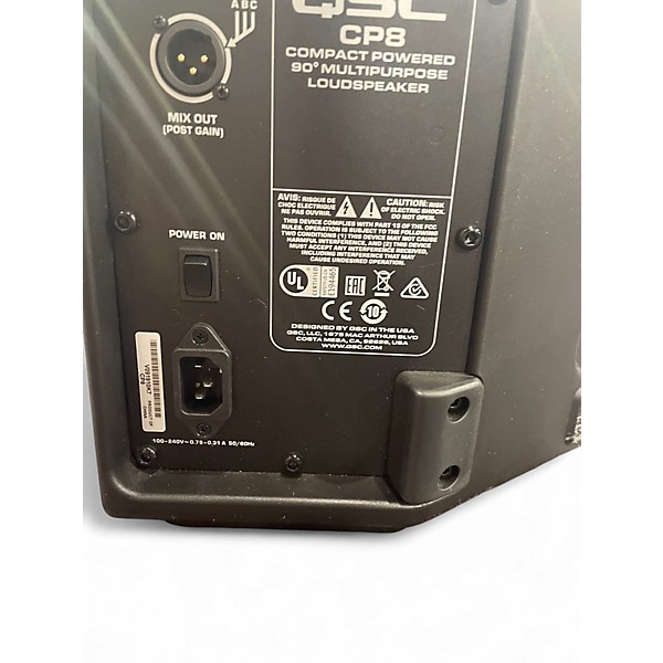 Used Qsc cp8 Powered Speaker