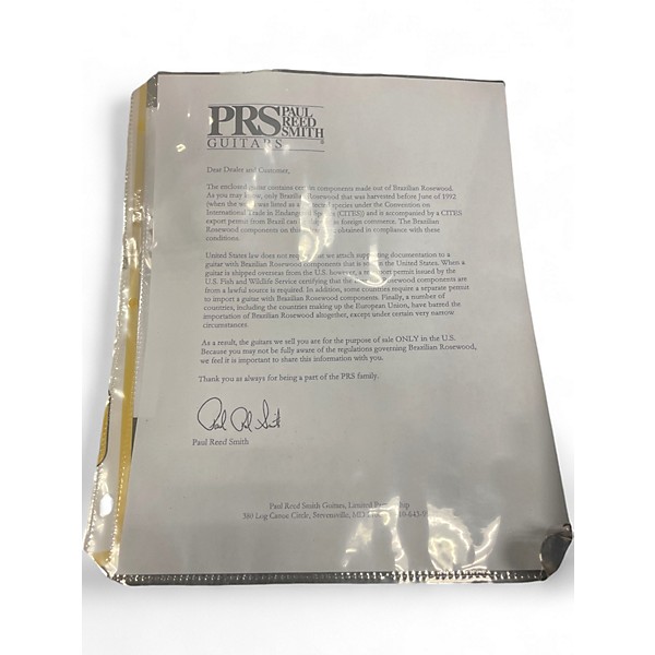 Used 2023 PRS Wood Library Mccarty 594 10 Top Mccarty Sunburst Solid Body Electric Guitar