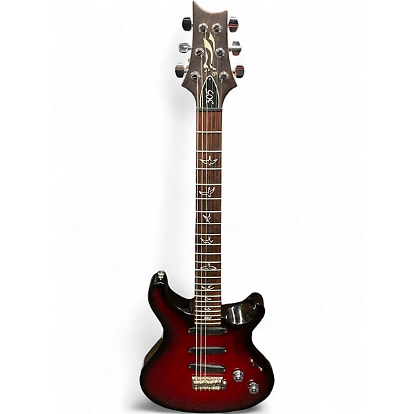 Used PRS 25th Anniversary 305 Red Solid Body Electric Guitar