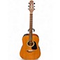 Used Takamine P1D Natural Acoustic Electric Guitar