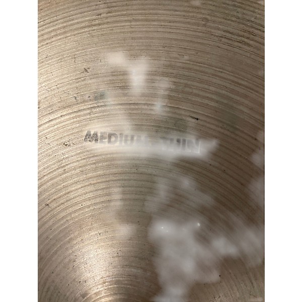 Used Zildjian 16in hollow logo medium thin crash Cymbal