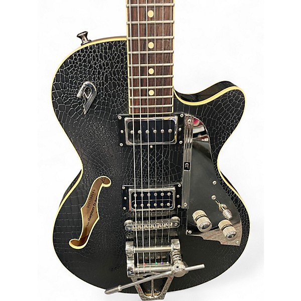 Used Duesenberg  Starplayer TV Outlaw REPTILE BLACK Hollow Body Electric Guitar